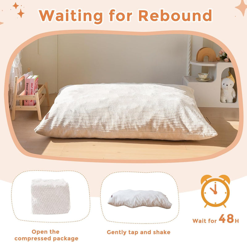 Bean Bag Beanbag Chair Soft Corduroy