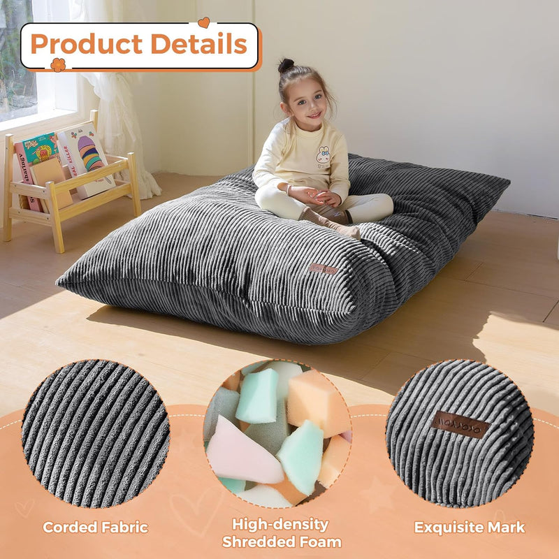 Bean Bag Beanbag Chair Soft Corduroy