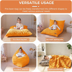 Bean Bag Beanbag Chair Soft Corduroy