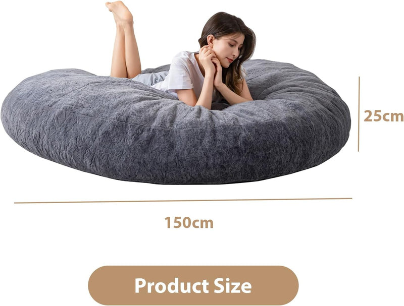 Bean Bag Bed Convertible Folds From Chair to