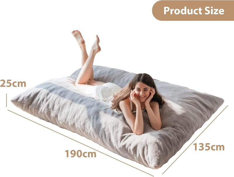 Bean Bag Bed Convertible Folds From Chair to