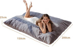 Bean Bag Bed Convertible Folds From Chair to