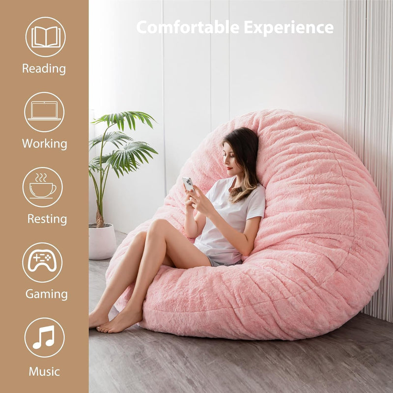 Bean Bag Bed Convertible Folds From Chair to