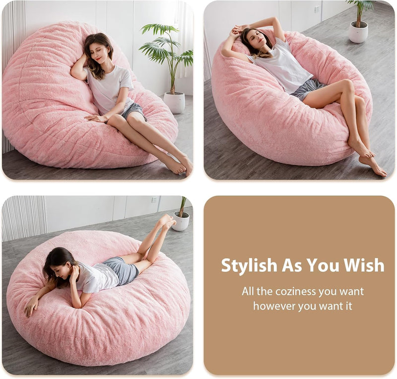 Bean Bag Bed Convertible Folds From Chair to