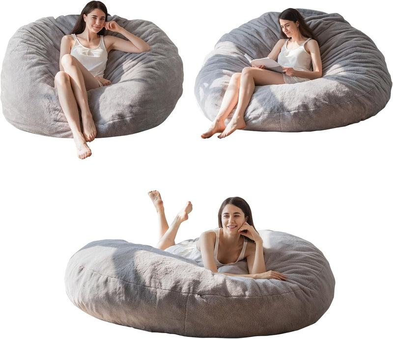 Bean Bag Bed Convertible Folds From Chair to