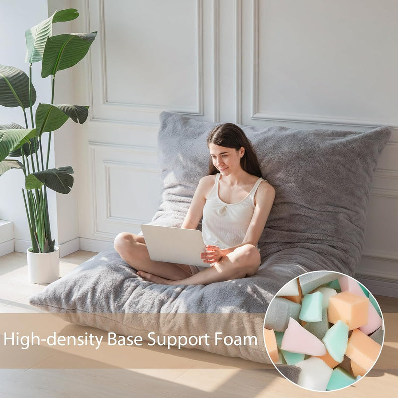 Bean Bag Bed Convertible Folds From Chair to