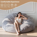 Bean Bag Bed Convertible Folds From Chair to