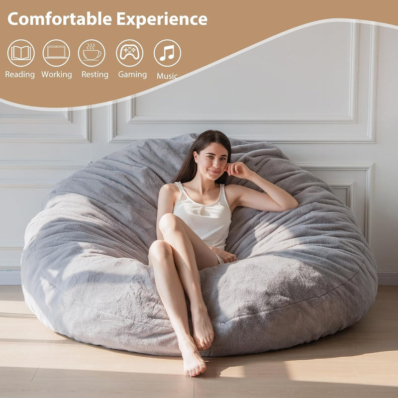 Bean Bag Bed Convertible Folds From Chair to