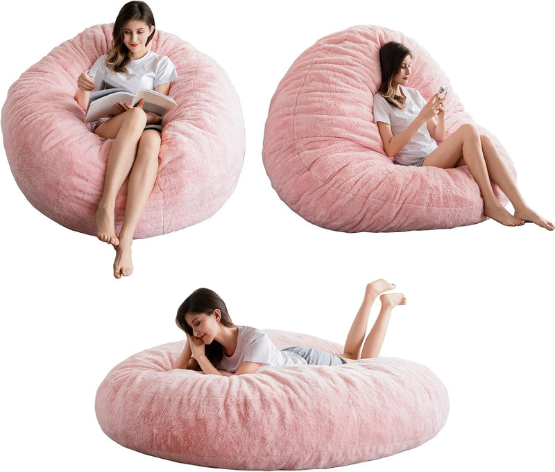 Bean Bag Bed Convertible Folds From Chair to