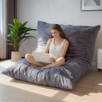 Bean Bag Bed Convertible Folds From Chair to