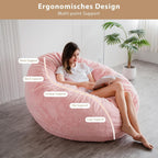 Bean Bag Bed Convertible Folds From Chair to