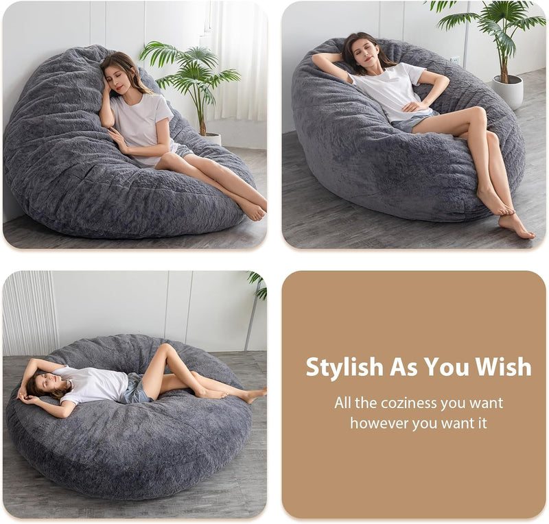 Bean Bag Bed Convertible Folds From Chair to