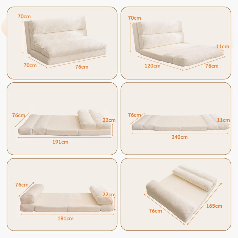 Bean Bag Bed Folding Sofa Floor Mattress
