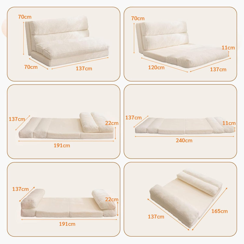 Bean Bag Bed Folding Sofa Floor Mattress