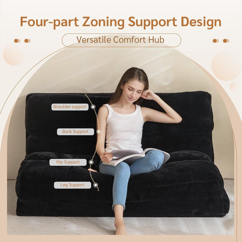 Bean Bag Bed Folding Sofa Floor Mattress