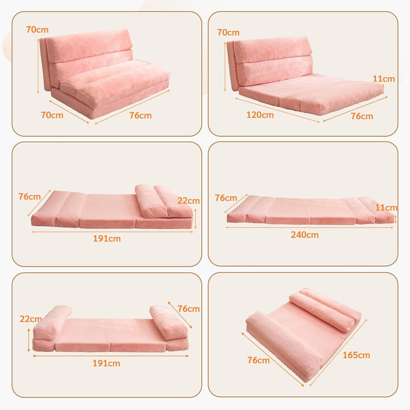 Bean Bag Bed Folding Sofa Floor Mattress