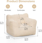 Bean Bag Chair 2 Seater Adult with Sponge