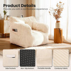 Bean Bag Chair 2 Seater Adult with Sponge