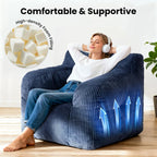Bean Bag Chair 2 Seater Adult with Sponge