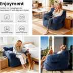 Bean Bag Chair 2 Seater Adult with Sponge