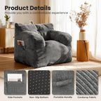 Bean Bag Chair 2 Seater Adult with Sponge