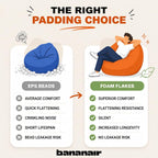 Bean Bag Chair Adult Soft Elegant Fine