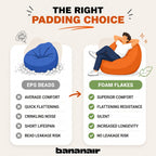 Bean Bag Chair Adult Soft Elegant Fine