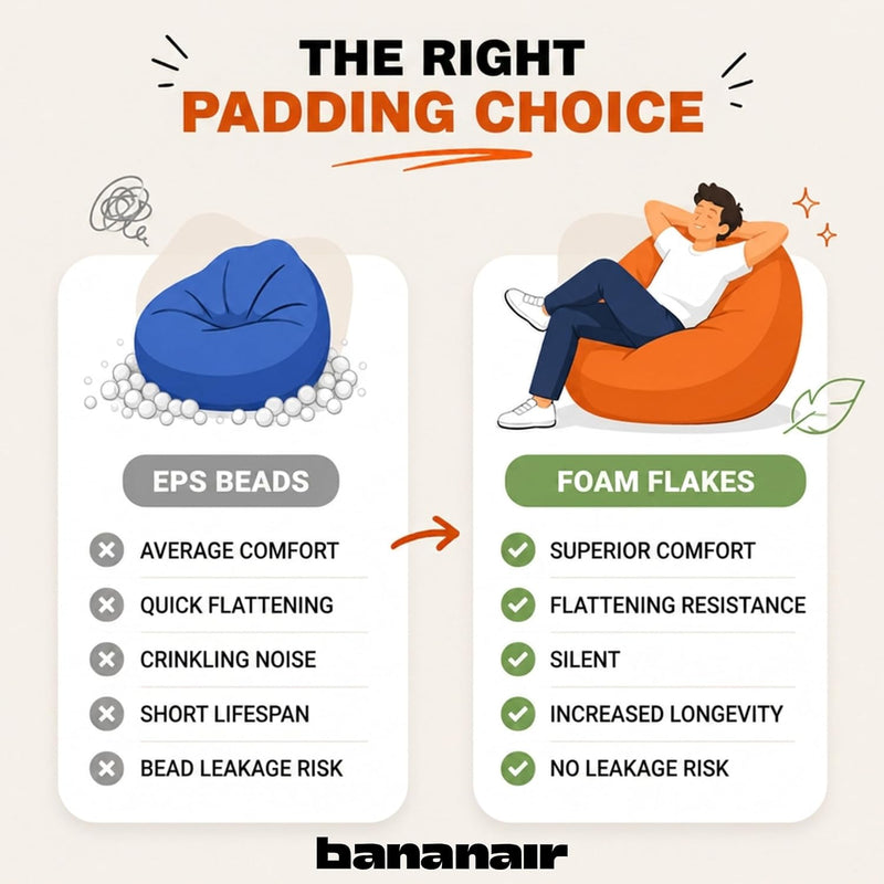 Bean Bag Chair Adult Soft Elegant Fine