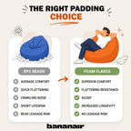 Bean Bag Chair Adult Soft Elegant Fine