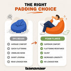 Bean Bag Chair Adult Soft Elegant Fine