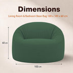 Bean Bag Chair Adult Soft Elegant Fine