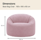 Bean Bag Chair Adult Soft Elegant Fine