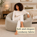 Bean Bag Chair Adult Soft Elegant Fine