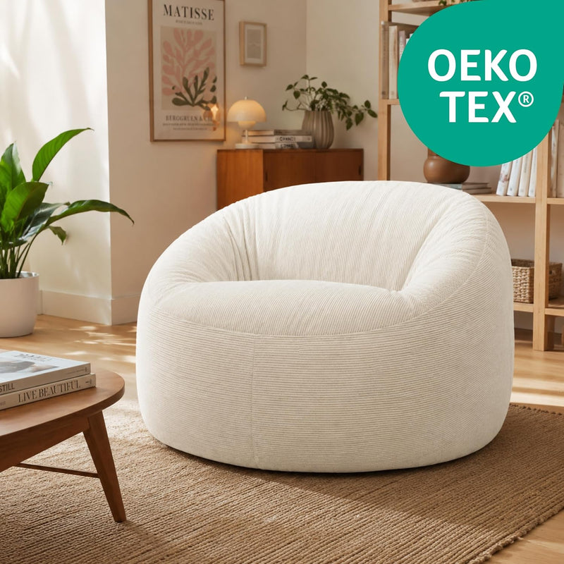 Bean Bag Chair Adult Soft Elegant Fine