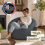 Bean Bag Chair Adult Soft Elegant Fine
