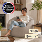 Bean Bag Chair Adult Soft Elegant Fine