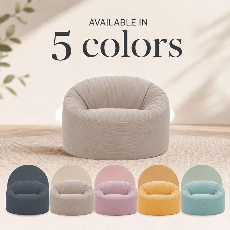 Bean Bag Chair Adult Soft Elegant Fine