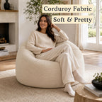 Bean Bag Chair Adult Soft Elegant Fine