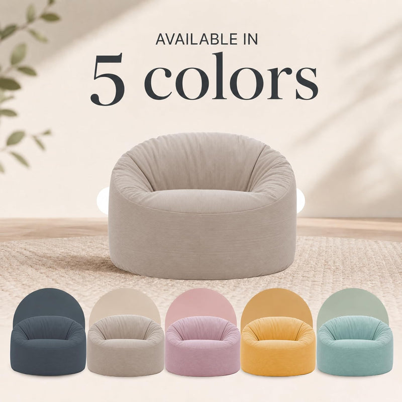 Bean Bag Chair Adult Soft Elegant Fine