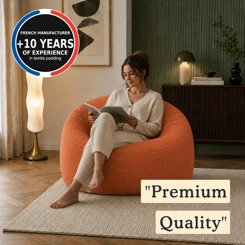 Bean Bag Chair Adult Soft Elegant Fine