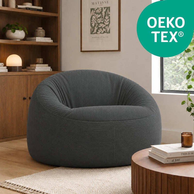 Bean Bag Chair Adult Soft Elegant Fine