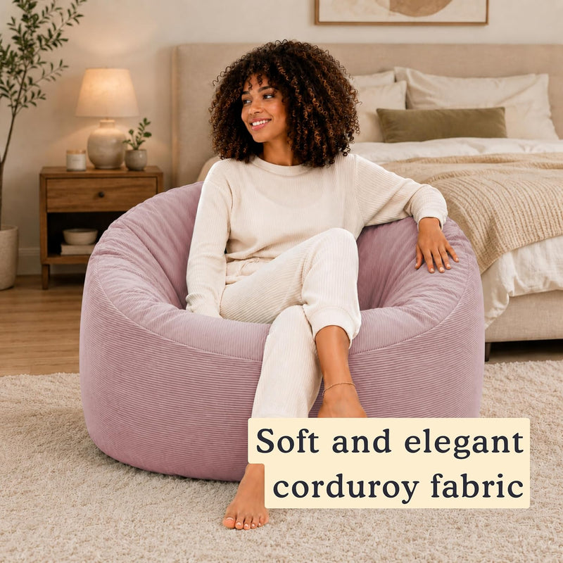 Bean Bag Chair Adult Soft Elegant Fine