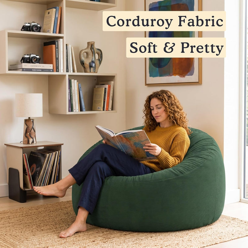 Bean Bag Chair Adult Soft Elegant Fine
