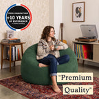 Bean Bag Chair Adult Soft Elegant Fine