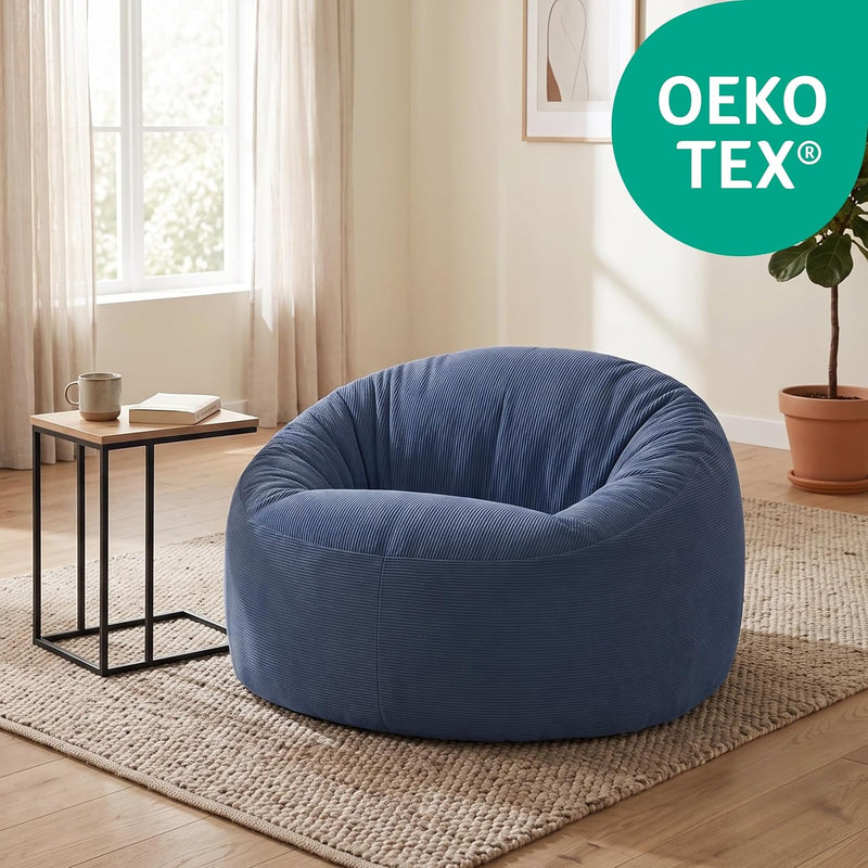 Bean Bag Chair Adult Soft Elegant Fine