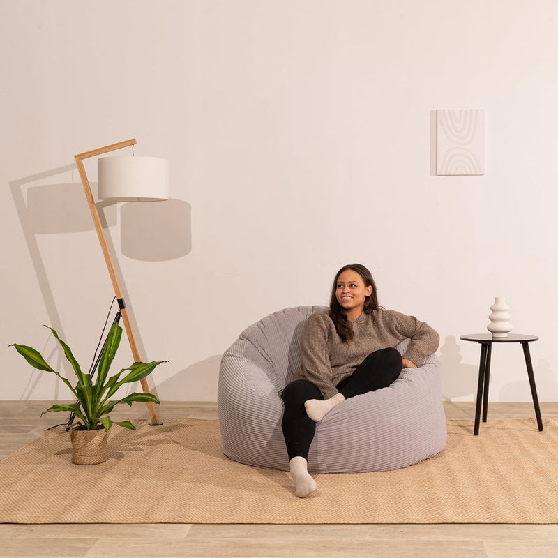 Bean Bag Chair Adult Soft Elegant Wide