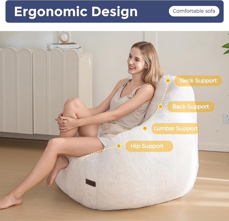 Bean Bag Chair for Adults Or Children Soft