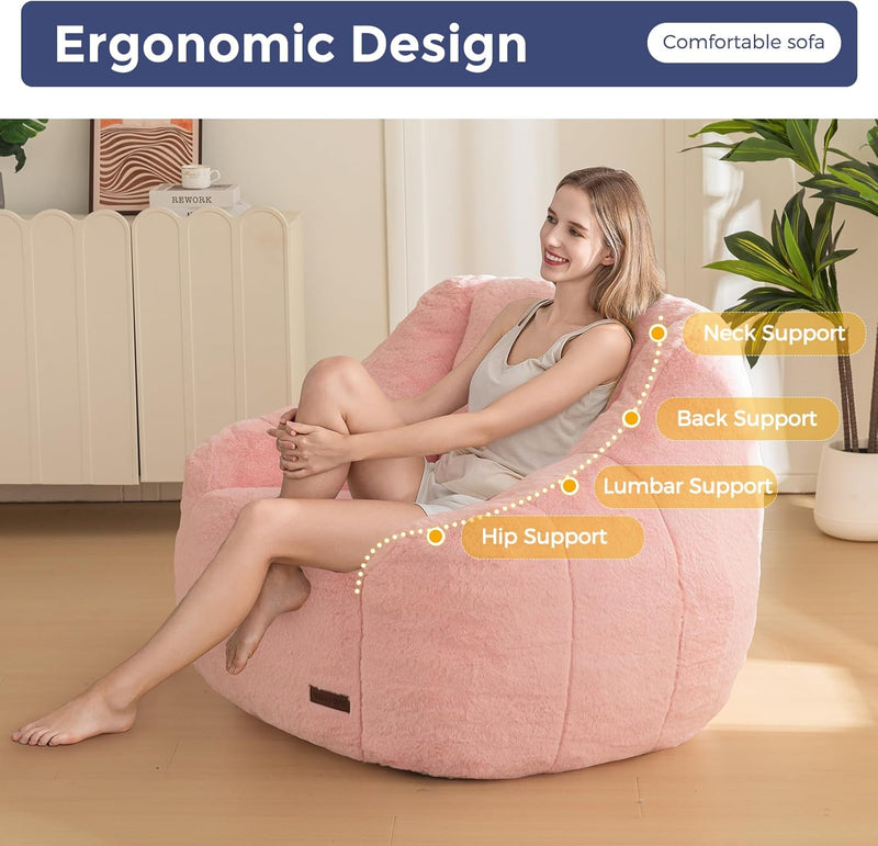 Bean Bag Chair for Adults Or Children Soft