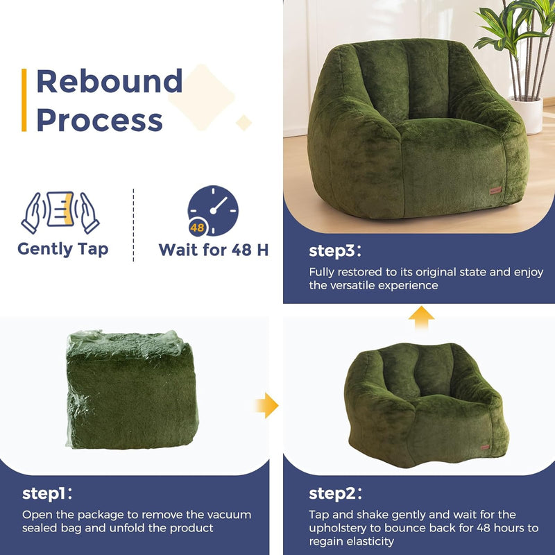 Bean Bag Chair for Adults Or Children Soft