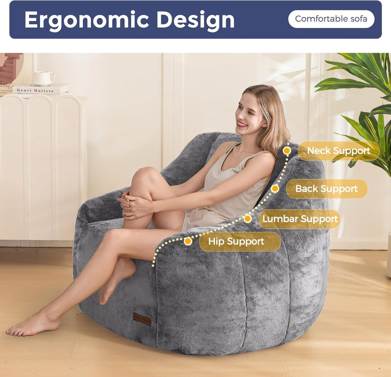 Bean Bag Chair for Adults Or Children Soft